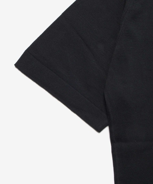 セーター ニット JOHN SMEDLEY / LORCA 30G コットンニット クルーネック 半袖Ｔシャツ（STANDARD FIT）の画像