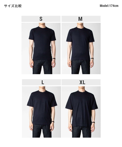 セーター ニット JOHN SMEDLEY / LORCA 30G コットンニット クルーネック 半袖Ｔシャツ（STANDARD FIT）の画像