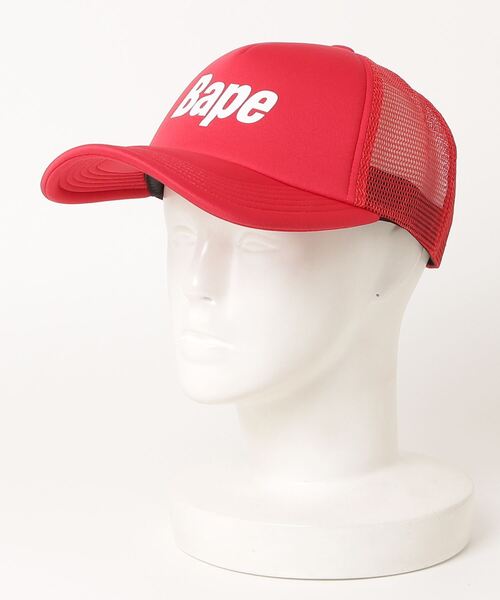 A BATHING APE（アベイシングエイプ） メッシュキャップ FREE ブラック