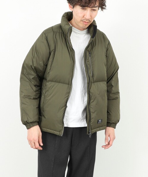 「TAION」 中綿ブルゾン X-LARGE オリーブ メンズ_画像3