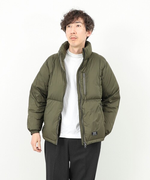 「TAION」 中綿ブルゾン X-LARGE オリーブ メンズ_画像7