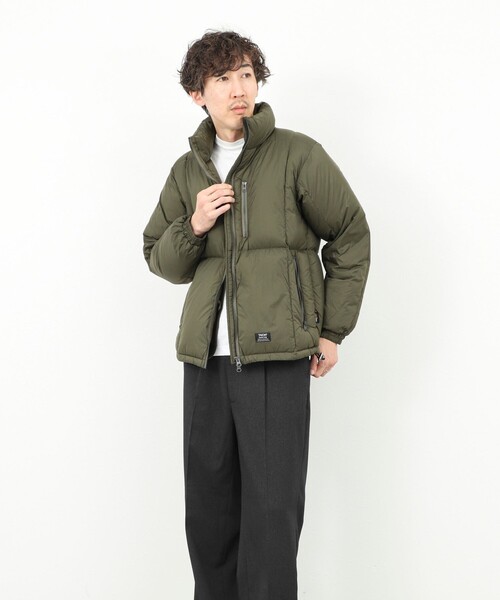 「TAION」 中綿ブルゾン X-LARGE オリーブ メンズ_画像9