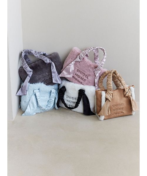 「SNIDEL HOME」 ハンドバッグ F チャコールグレー レディース_画像2