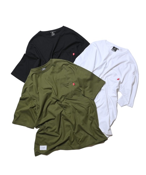 「VIRGOwearworks」 半袖Tシャツ 3 オリーブ メンズ_画像2