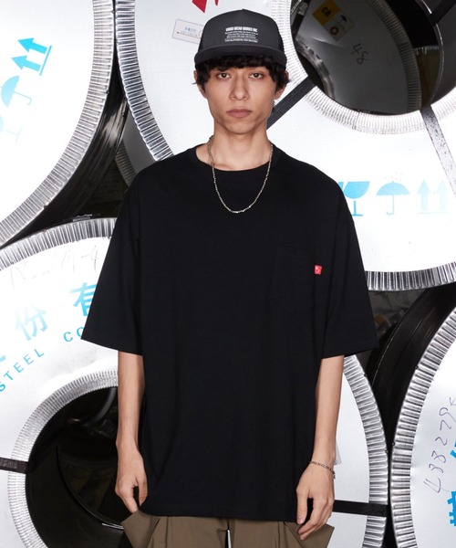 「VIRGOwearworks」 半袖Tシャツ 3 オリーブ メンズ_画像6