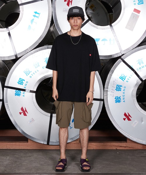 「VIRGOwearworks」 半袖Tシャツ 3 オリーブ メンズ_画像8