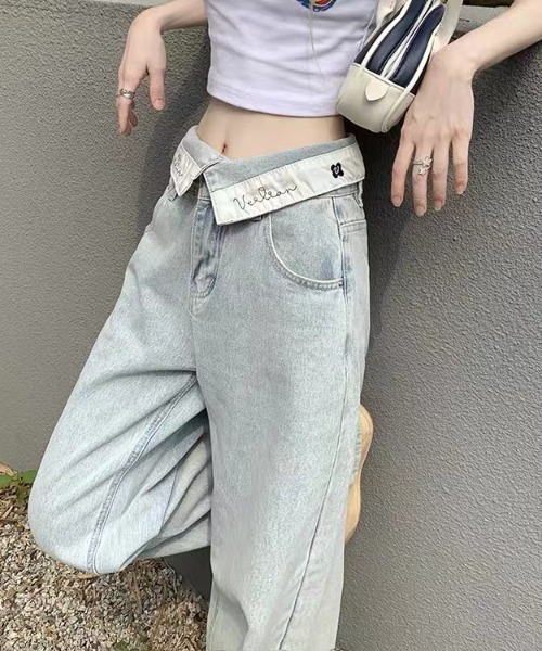 「Sibra」 デニムパンツ S サックスブルー レディース_画像3