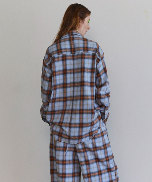 「MAISON SPECIAL」 長袖シャツ FREE ブルー レディース_画像9