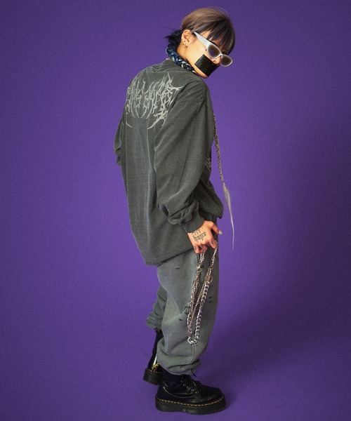 GALFY（ガルフィー） 長袖Tシャツ L ブラック メンズ : ZOZOTOWN Yahoo