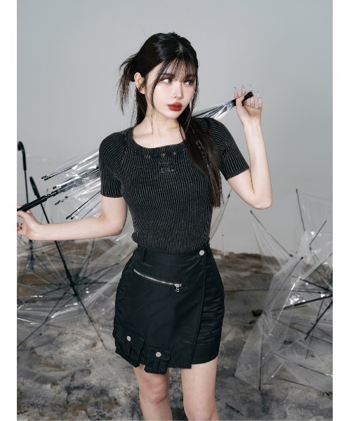 「Darich」 キュロット FREE ブラック レディース_画像4