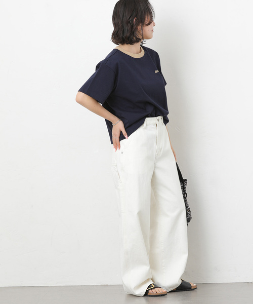 tシャツ 「追加」別注「LACOSTE/ラコステ」リンガーTシャツ レディースの画像