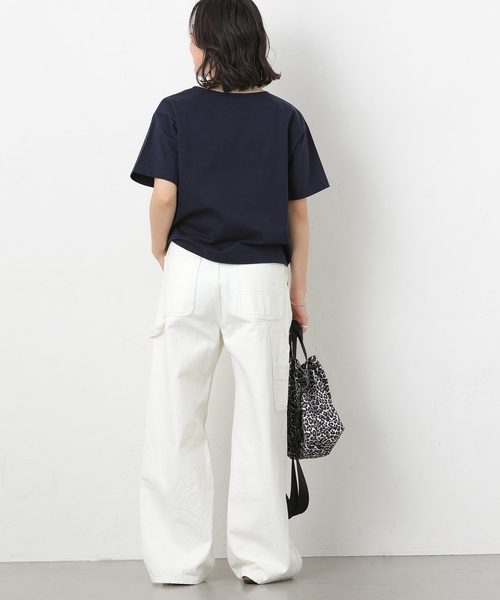tシャツ 「追加」別注「LACOSTE/ラコステ」リンガーTシャツ レディースの画像