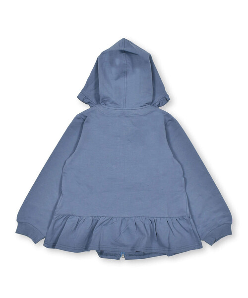 「BeBe」 「KIDS」ジップアップパーカー 120cm グレー キッズ_画像6