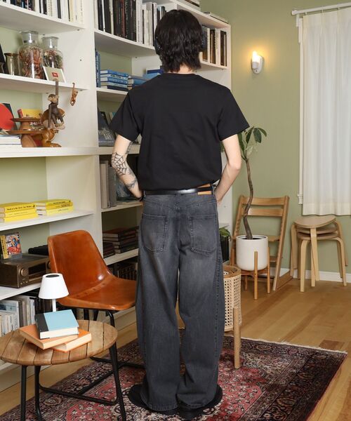「FFEIN」 半袖Tシャツ SMALL アッシュグレー メンズ_画像5