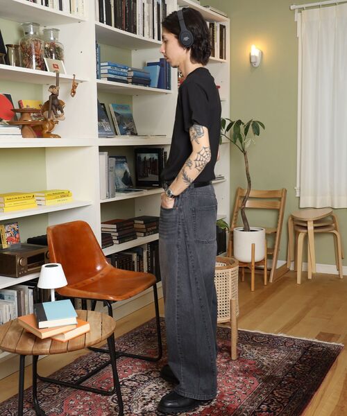 「FFEIN」 半袖Tシャツ SMALL アッシュグレー メンズ_画像6