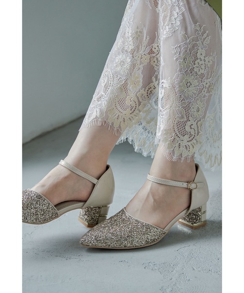 「niana」 シューズ 24.5cm シルバー レディース_画像7