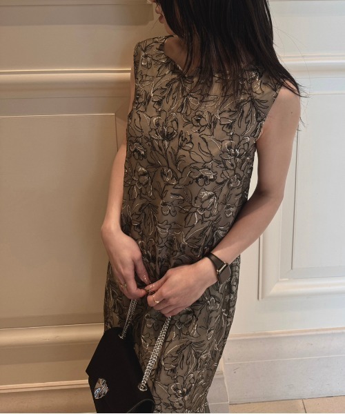 LE'RURE ドレス Sleeve less scallop dress : ZOZOTOWN Yahoo!店