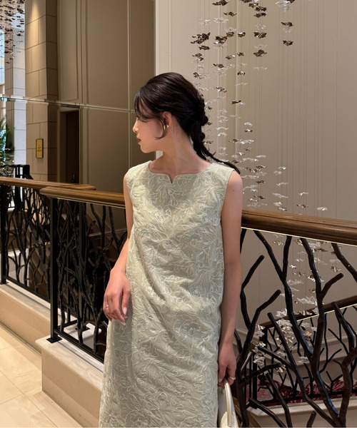 LE'RURE ドレス Sleeve less scallop dress : ZOZOTOWN Yahoo!店