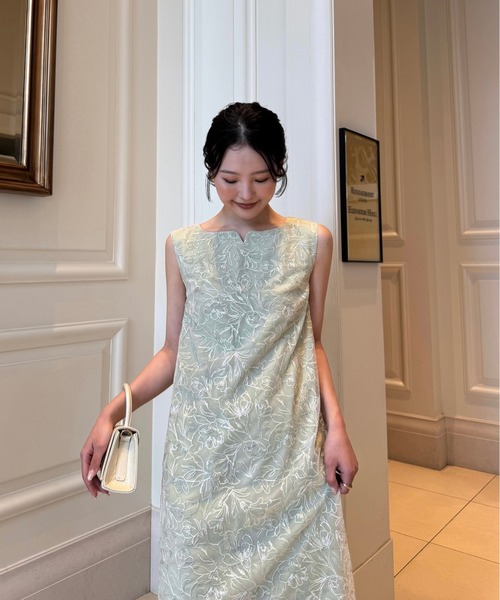 LE'RURE ドレス Sleeve less scallop dress : ZOZOTOWN Yahoo!店