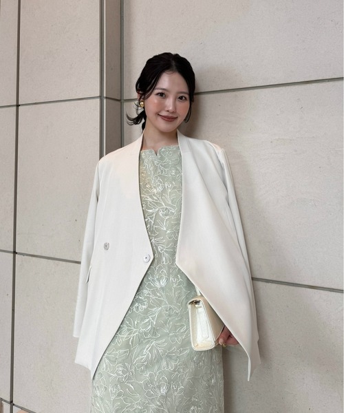 LE'RURE ドレス Sleeve less scallop dress : ZOZOTOWN Yahoo!店