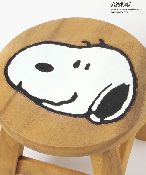PEANUTS 家具 「PEANUTS×BAYFLOW」ウッドスツール : ZOZOTOWN Yahoo!店