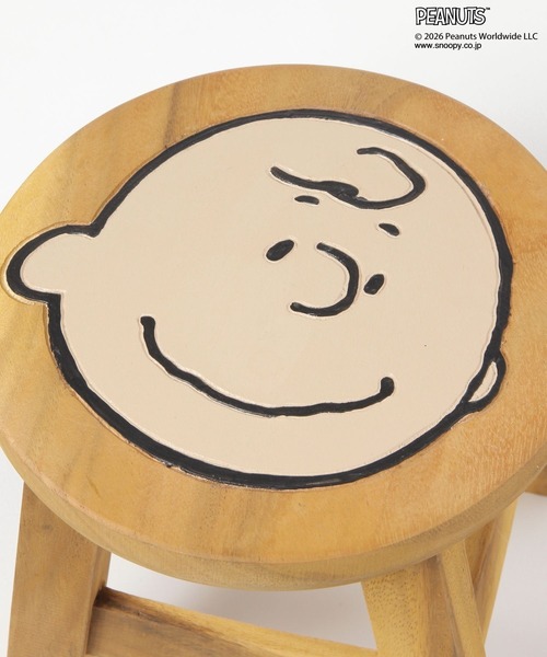 PEANUTS 家具 「PEANUTS×BAYFLOW」ウッドスツール : ZOZOTOWN Yahoo!店