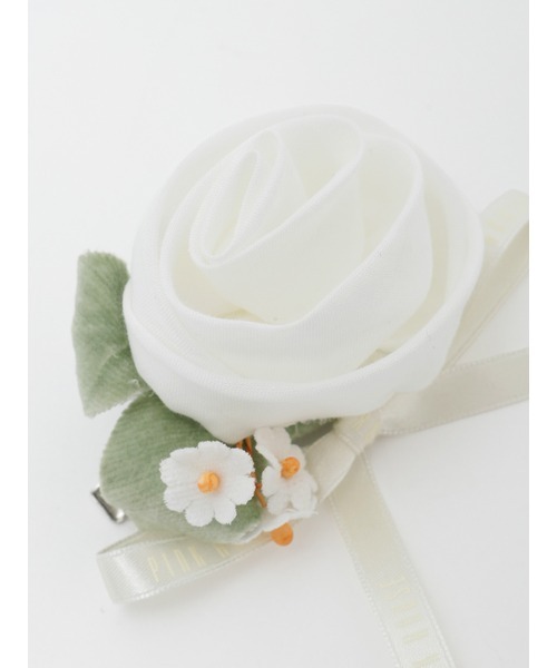 ピンクハウス　薔薇のコサージュ　ブローチ PINK HOUSE（ピンクハウス） ブローチ 巻き薔薇コサージュ レディース