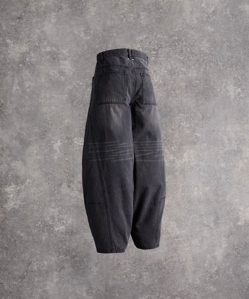 「ADRER」 デニムパンツ X-SMALL ブラック メンズ_画像9