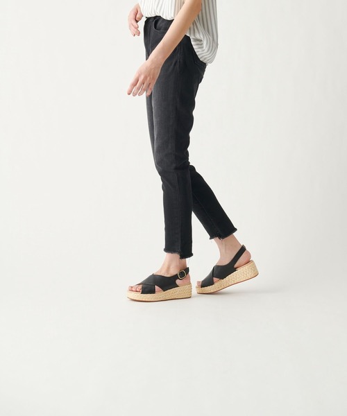 「Clarks」 ヒールサンダル UK4 ブラック レディース_画像2