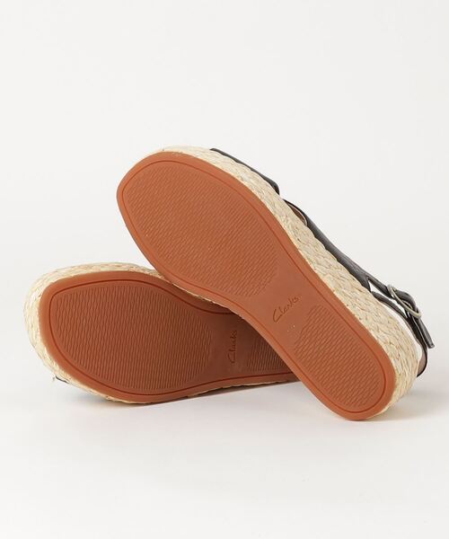 「Clarks」 ヒールサンダル UK4 ブラック レディース_画像4