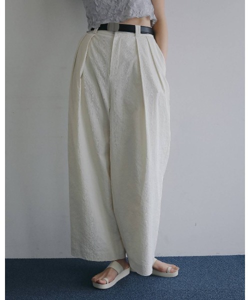 anuke☆パンツ anuke（アンヌーク） パンツ anuke Sucker Tuck Pants レディース