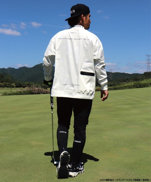 「LUXE/R GOLF」 チノパンツ MEDIUM グレー メンズ_画像3