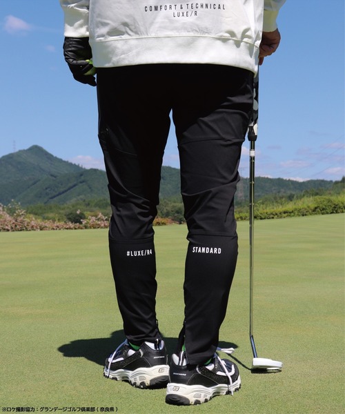 「LUXE/R GOLF」 チノパンツ MEDIUM グレー メンズ_画像5