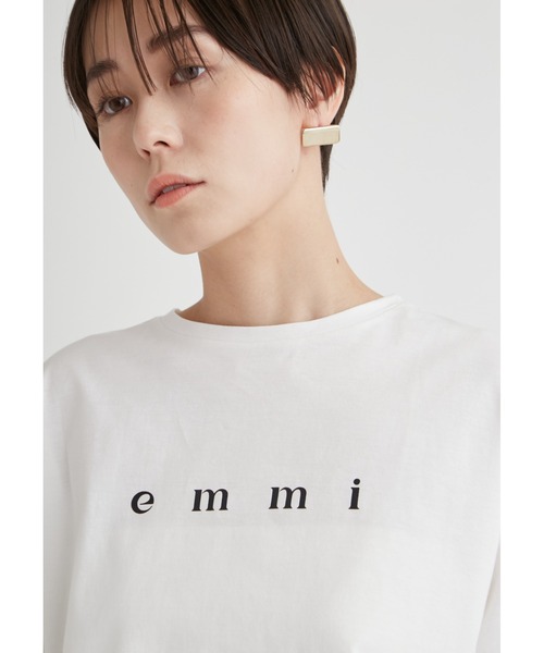 「emmi」 半袖Tシャツ FREE ホワイト レディース_画像6