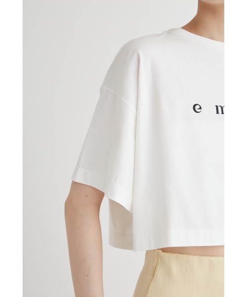 「emmi」 半袖Tシャツ FREE ホワイト レディース_画像9