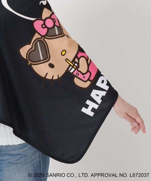 212 KITCHEN STORE 日焼けハローキティ 冷感タオルポンチョ LEOPARD BK