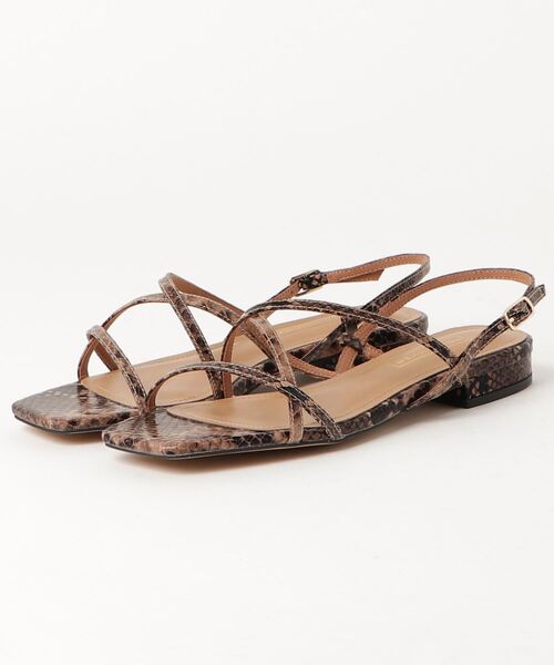 「Daniella&GEMMA」 「GEMMALINN」フラットサンダル 40 グレー レディース_画像4