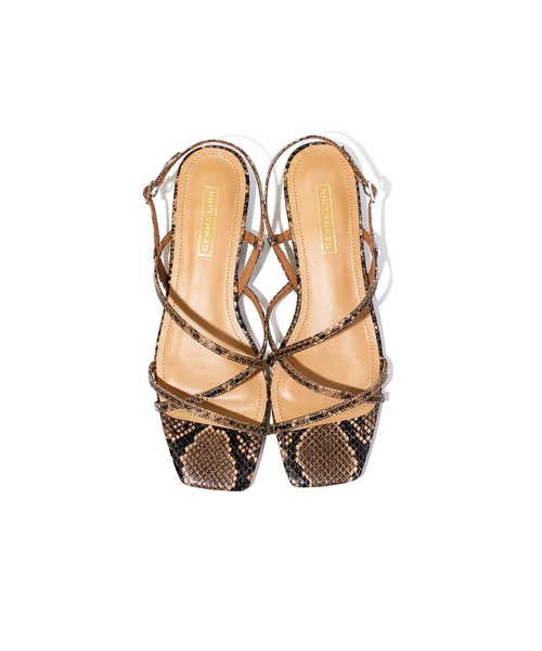 「Daniella&GEMMA」 「GEMMALINN」フラットサンダル 40 グレー レディース_画像9