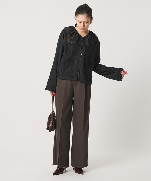 BEAUTY＆YOUTH UNITED ARROWS ブラウス シャツ エンブロイダリー 