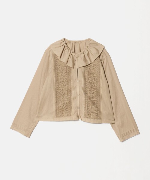 BEAUTY＆YOUTH UNITED ARROWS ブラウス シャツ エンブロイダリー