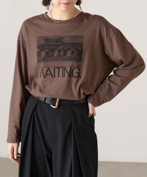 BEARDSLEY（ビアズリー） tシャツ ドッグプリントロンTee「FRIPIER