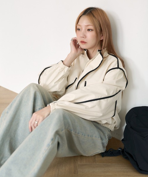「UNE MANSION」 デニムパンツ LARGE ブラウン系その他 レディース_画像9