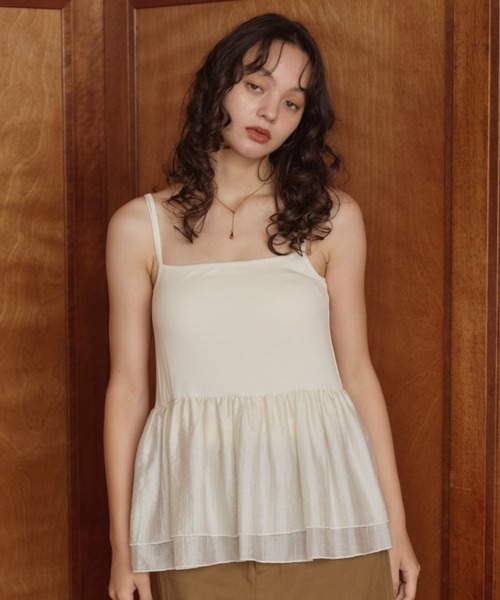 キャミソール frill hem camisole/裾フリルキャミソール | OLUN | 05