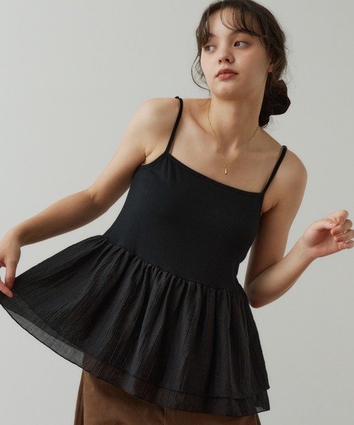 キャミソール frill hem camisole/裾フリルキャミソール | OLUN | 08