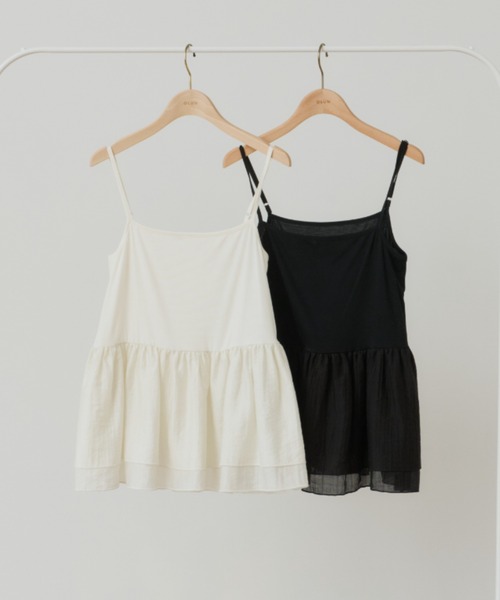 キャミソール frill hem camisole/裾フリルキャミソール | OLUN | 04