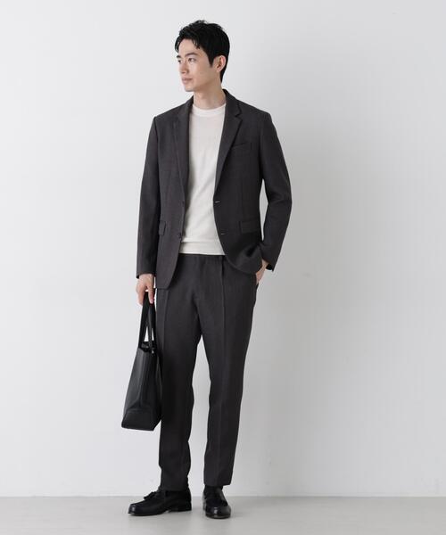 ナノ・ユニバース　ストレッチ セットアップ メンズ 美品　Lサイズ　2025 NANO universe（ナノ・ユニバース） セットアップ 「Damerino」洗える