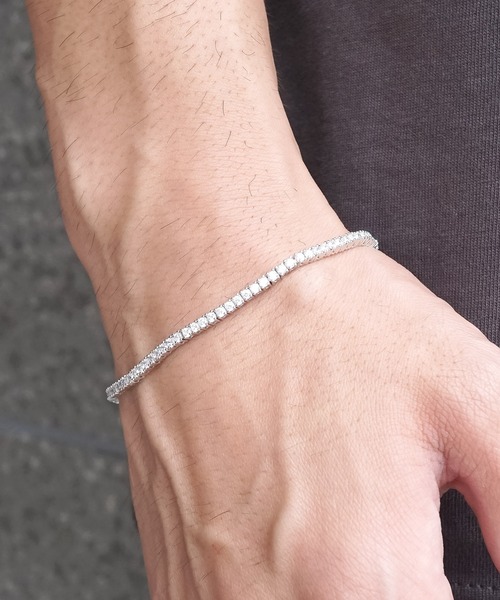 SBG by 7JEWELRY ブレスレット SBG CZテニスチェーンブレスレット