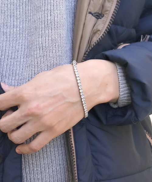 SBG by 7JEWELRY ブレスレット SBG CZテニスチェーンブレスレット