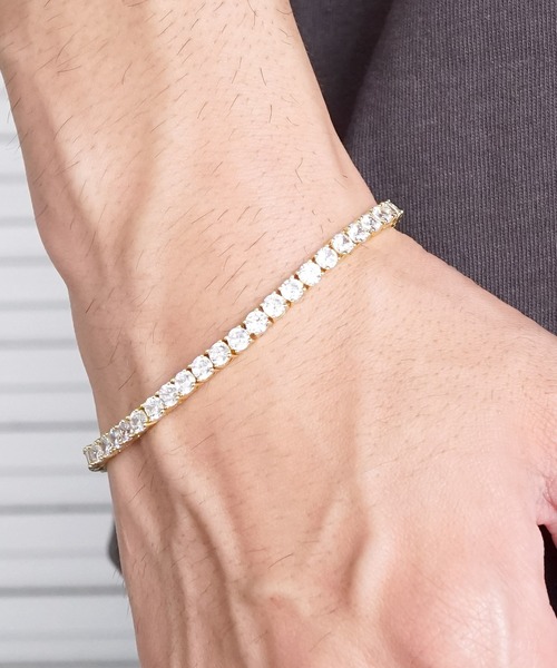 SBG by 7JEWELRY ブレスレット SBG CZテニスチェーンブレスレット