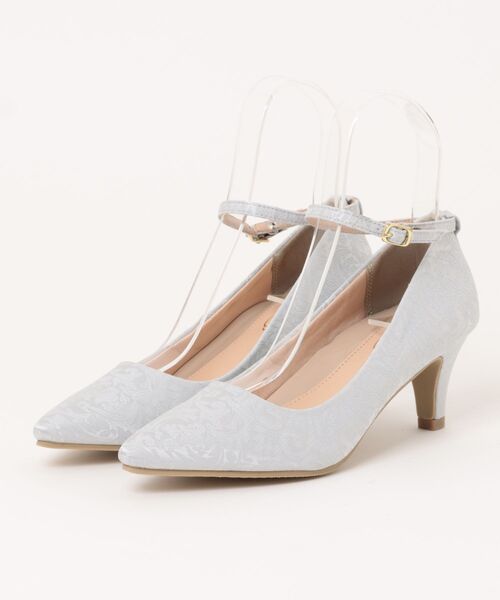 Parade パンプス 「極ふわっ」アーモンドトゥストラップパンプス 19038